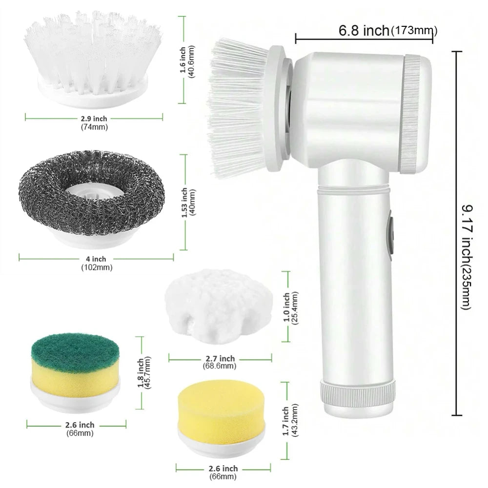 Electric Cleaning Brush Set