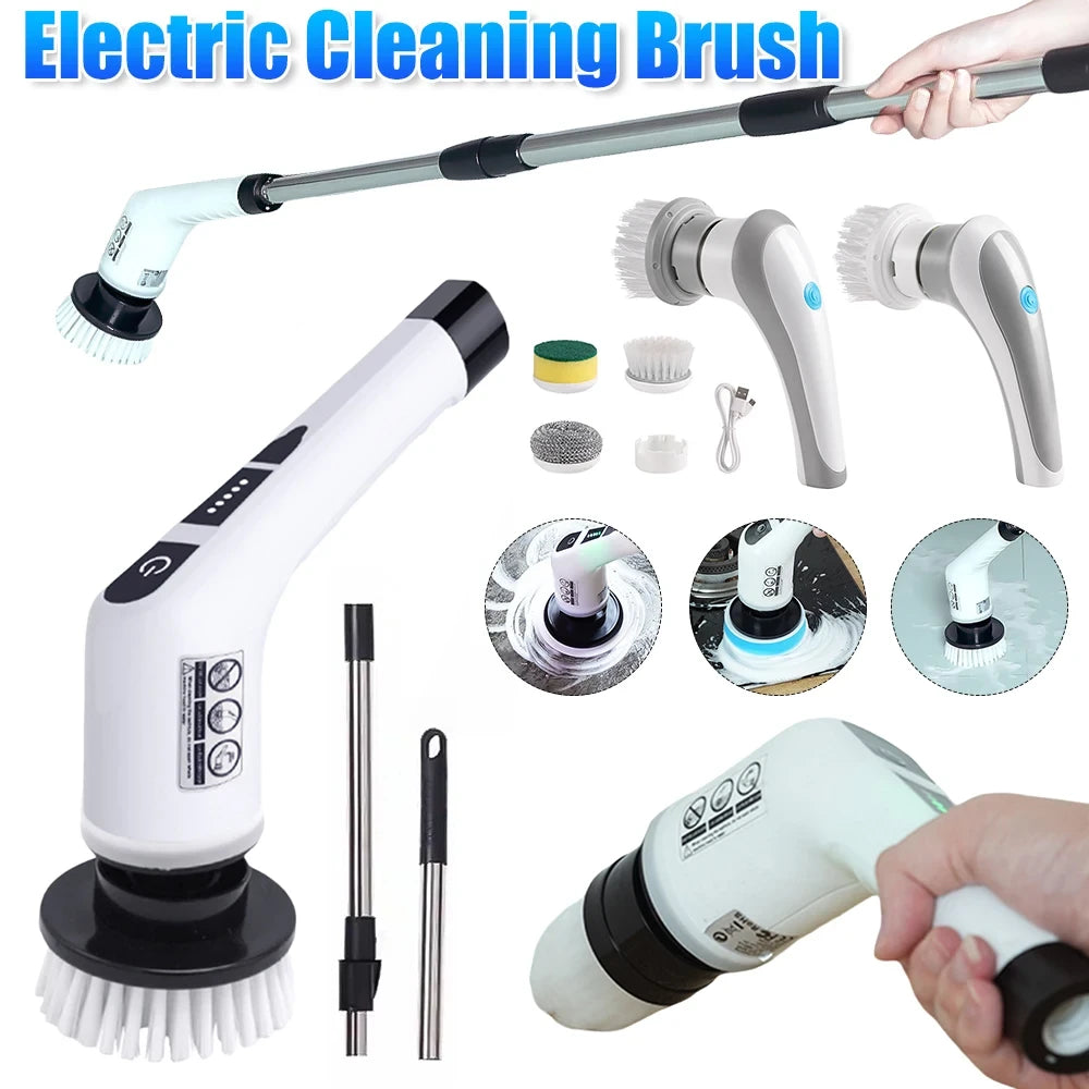 Electric Cleaning Brush Set